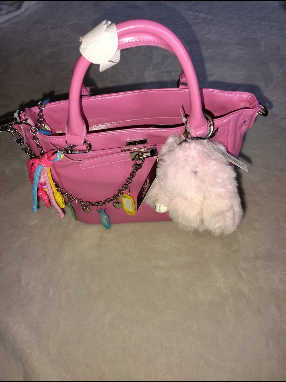 Bubble Gum Pink Luxury Style Handbag
